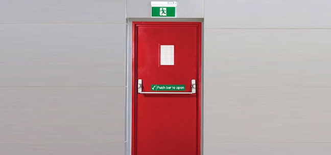 A full range of Wood & Steel Fire Doors are available with us.